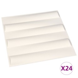vidaXL Paneles de pared 3D 24 unidades 0,5x0,5 m 6 m²