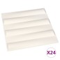 vidaXL Paneles de pared 3D 24 unidades 0,5x0,5 m 6 m² vidaXL Paneles de pared 3D 24 unidades 0,5x0,5 m 6 m²