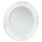 vidaXL Espejo de pared estilo barroco blanco 50 cm vidaXL Espejo de pared estilo barroco blanco 50 cm