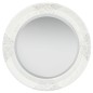 vidaXL Espejo de pared estilo barroco blanco 50 cm vidaXL Espejo de pared estilo barroco blanco 50 cm