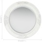 vidaXL Espejo de pared estilo barroco blanco 50 cm vidaXL Espejo de pared estilo barroco blanco 50 cm