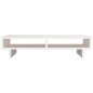 vidaXL Soporte para monitor madera maciza de pino blanco 60x27x14 cm vidaXL Soporte para monitor madera maciza de pino blanco 60x27x14 cm