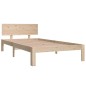 vidaXL Estructura de cama madera maciza de pino 100x200 cm vidaXL Estructura de cama madera maciza de pino 100x200 cm