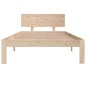 vidaXL Estructura de cama madera maciza de pino 100x200 cm vidaXL Estructura de cama madera maciza de pino 100x200 cm