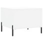 vidaXL Mesa de centro madera de ingeniería blanca 50x50x40 cm vidaXL Mesa de centro madera de ingeniería blanca 50x50x40 cm
