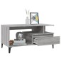vidaXL Mesa de centro madera contrachapada gris Sonoma 90x49x45 cm vidaXL Mesa de centro madera contrachapada gris Sonoma 90x49x45 cm