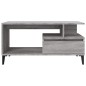 vidaXL Mesa de centro madera contrachapada gris Sonoma 90x49x45 cm vidaXL Mesa de centro madera contrachapada gris Sonoma 90x49x45 cm
