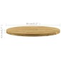 vidaXL Superficie de mesa redonda madera maciza de roble 44 mm 800 mm vidaXL Superficie de mesa redonda madera maciza de roble 44 mm 800 mm