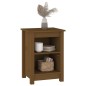 vidaXL Mesitas de noche 2 uds madera de pino marrón miel 40x35x55 cm vidaXL Mesitas de noche 2 uds madera de pino marrón miel 40x35x55 cm