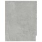 vidaXL Mesita de noche 2 uds madera contrachapada gris hormigón vidaXL Mesita de noche 2 uds madera contrachapada gris hormigón
