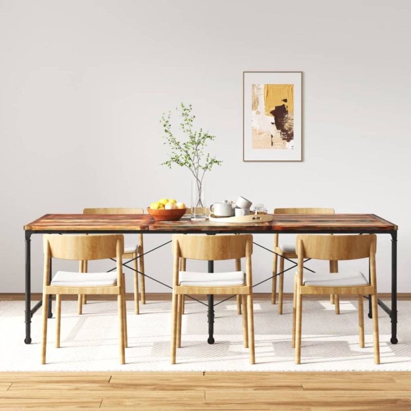 vidaXL Mesa de comedor de madera maciza reciclada 240 cm vidaXL Mesa de comedor de madera maciza reciclada 240 cm