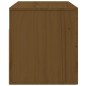 vidaXL Mesita de noche de pared marrón miel 50x36x40 cm vidaXL Mesita de noche de pared marrón miel 50x36x40 cm