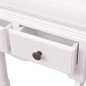 vidaXL Perchero galán de noche con almacenaje de madera blanco vidaXL Perchero galán de noche con almacenaje de madera blanco