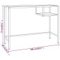 vidaXL Escritorio de vidrio templado transparente 100x36x74 cm vidaXL Escritorio de vidrio templado transparente 100x36x74 cm