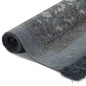 vidaXL Alfombra de algodón Kilim 120x180 cm estampado gris