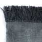 vidaXL Alfombra de algodón Kilim 120x180 cm estampado gris