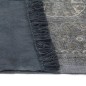 vidaXL Alfombra de algodón Kilim 120x180 cm estampado gris