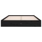 vidaXL Estructura de cama madera maciza negro 120x200 cm vidaXL Estructura de cama madera maciza negro 120x200 cm