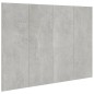 vidaXL Cabecero de cama madera contrachapada gris 120x1,5x80 cm vidaXL Cabecero de cama madera contrachapada gris 120x1,5x80 cm