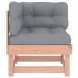 vidaXL Sofá esquinero con cojines madera maciza de abeto de Douglas vidaXL Sofá esquinero con cojines madera maciza de abeto de Douglas