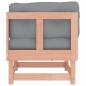 vidaXL Sofá esquinero con cojines madera maciza de abeto de Douglas vidaXL Sofá esquinero con cojines madera maciza de abeto de Douglas