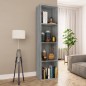 vidaXL Estantería/mueble de TV contrachapada gris Sonoma 36x30x143 cm vidaXL Estantería/mueble de TV contrachapada gris Sonoma 36x30x143 cm