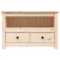 vidaXL Mueble de TV de madera maciza de pino 79x35x52 cm vidaXL Mueble de TV de madera maciza de pino 79x35x52 cm