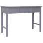 vidaXL Escritorio de madera gris 110x45x76 cm vidaXL Escritorio de madera gris 110x45x76 cm