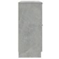 vidaXL Aparadores 2 uds madera contrachapada gris hormigón 30x30x70 cm