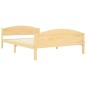 vidaXL Estructura de cama de madera maciza de pino 160x200 cm vidaXL Estructura de cama de madera maciza de pino 160x200 cm
