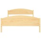 vidaXL Estructura de cama de madera maciza de pino 160x200 cm vidaXL Estructura de cama de madera maciza de pino 160x200 cm