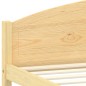 vidaXL Estructura de cama de madera maciza de pino 160x200 cm vidaXL Estructura de cama de madera maciza de pino 160x200 cm