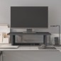 vidaXL Soporte de monitor madera maciza de pino gris 50x27x15 cm vidaXL Soporte de monitor madera maciza de pino gris 50x27x15 cm
