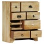 vidaXL Mueble con cajones 60x30x75 cm madera maciza de mango