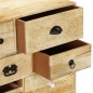 vidaXL Mueble con cajones 60x30x75 cm madera maciza de mango