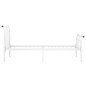 vidaXL Estructura de cama de metal blanco 100x200 cm vidaXL Estructura de cama de metal blanco 100x200 cm