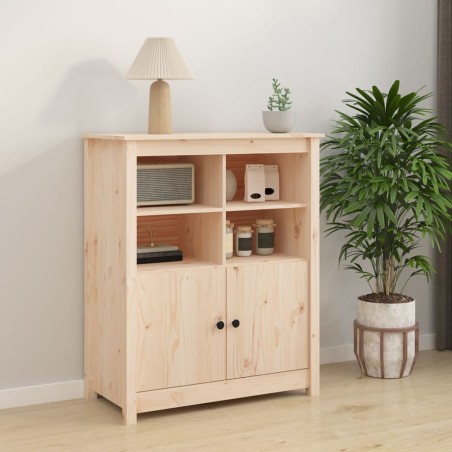 vidaXL Aparador de madera maciza de pino 83x41,5x100 cm