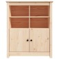 vidaXL Aparador de madera maciza de pino 83x41,5x100 cm