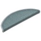 vidaXL Alfombras de peldaños de escalera 15 uds azul 56x17x3 cm vidaXL Alfombras de peldaños de escalera 15 uds azul 56x17x3 cm
