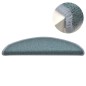 vidaXL Alfombras de peldaños de escalera 15 uds azul 56x17x3 cm vidaXL Alfombras de peldaños de escalera 15 uds azul 56x17x3 cm