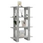 vidaXL Estantería/divisor de espacios gris hormigón 80x30x123,5 cm vidaXL Estantería/divisor de espacios gris hormigón 80x30x123,5 cm