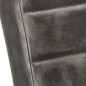 vidaXL Sillas voladizas de comedor 4 unidades cuero auténtico gris vidaXL Sillas voladizas de comedor 4 unidades cuero auténtico gris