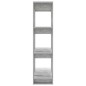 vidaXL Estantería/divisor de espacios gris hormigón 80x30x123,5 cm vidaXL Estantería/divisor de espacios gris hormigón 80x30x123,5 cm
