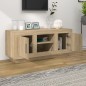 vidaXL Mueble de TV madera contrachapada roble Sonoma 102x35x45 cm