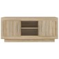 vidaXL Mueble de TV madera contrachapada roble Sonoma 102x35x45 cm