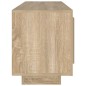 vidaXL Mueble de TV madera contrachapada roble Sonoma 102x35x45 cm