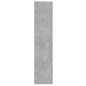 vidaXL Estantería madera contrachapada gris hormigón 60x30x135 cm vidaXL Estantería madera contrachapada gris hormigón 60x30x135 cm