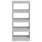 vidaXL Estantería madera contrachapada gris hormigón 60x30x135 cm vidaXL Estantería madera contrachapada gris hormigón 60x30x135 cm