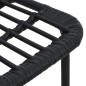 vidaXL Sillas de jardín 2 unidades ratán sintético negro vidaXL Sillas de jardín 2 unidades ratán sintético negro