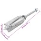 vidaXL Ancla plegable hierro maleable plateado 10 kg vidaXL Ancla plegable hierro maleable plateado 10 kg